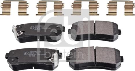 Febi Bilstein 116270 - Brake Pad Set, disc brake parts5.com