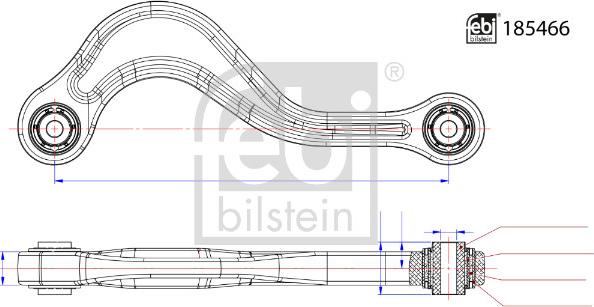 Febi Bilstein 185466 - Track Control Arm www.parts5.com