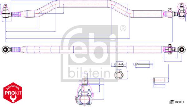 Febi Bilstein 185893 - Bara directie www.parts5.com