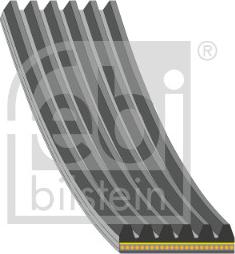 Febi Bilstein 185841 - V-Ribbed Belt www.parts5.com