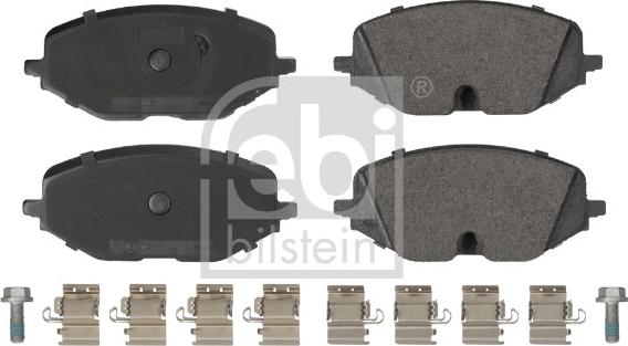 Febi Bilstein 180631 - Brake Pad Set, disc brake www.parts5.com