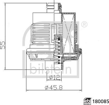 Febi Bilstein 180085 - Hydraulic Filter, all-wheel-drive coupling www.parts5.com