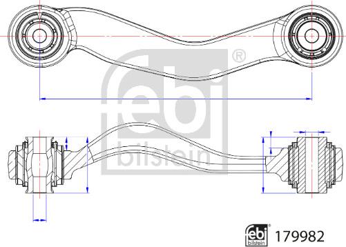 Febi Bilstein 179982 - Track Control Arm www.parts5.com