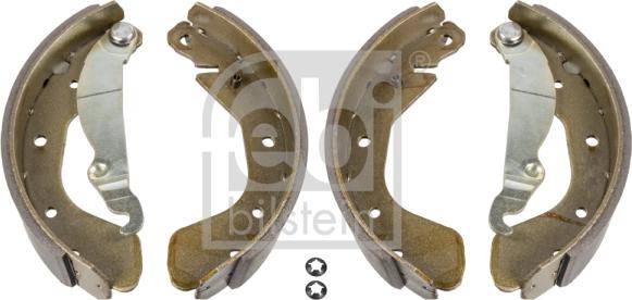 Febi Bilstein 17457 - Juego de zapatas de frenos www.parts5.com