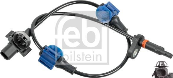 Febi Bilstein 176666 - Sensor, revoluciones de la rueda www.parts5.com