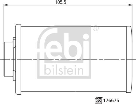 Febi Bilstein 176675 - Hydraulic Filter, automatic transmission www.parts5.com