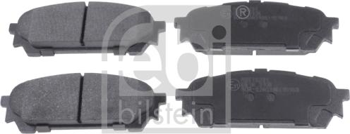 Febi Bilstein 170666 - Brake Pad Set, disc brake www.parts5.com