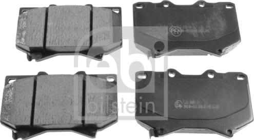 Febi Bilstein 170667 - Fékbetétkészlet, tárcsafék www.parts5.com