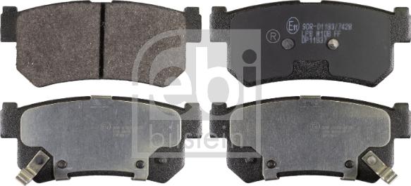 Febi Bilstein 170638 - Set placute frana,frana disc www.parts5.com