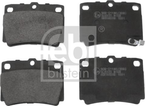 Febi Bilstein 170625 - Sada brzdových destiček, kotoučová brzda www.parts5.com