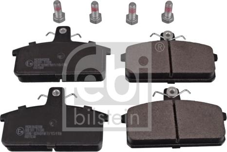 Febi Bilstein 170857 - Set placute frana,frana disc www.parts5.com