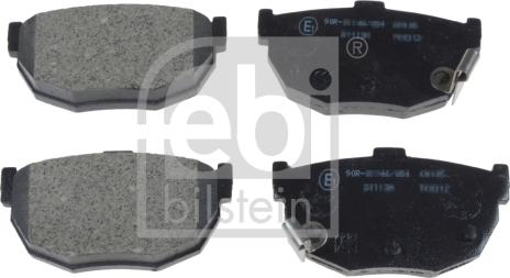 Febi Bilstein 170259 - Set placute frana,frana disc www.parts5.com