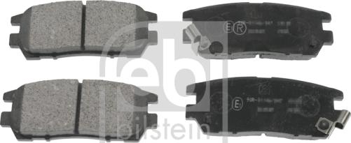 Febi Bilstein 170239 - Brake Pad Set, disc brake www.parts5.com