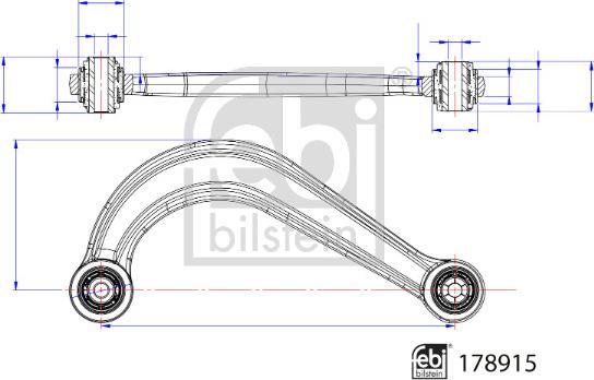 Febi Bilstein 178915 - Track Control Arm www.parts5.com