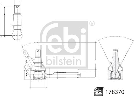 Febi Bilstein 178370 - Spurstangenkopf www.parts5.com