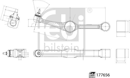 Febi Bilstein 177656 - Track Control Arm www.parts5.com