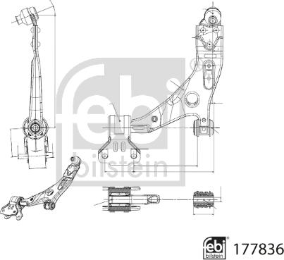 Febi Bilstein 177836 - Brat, suspensie roata www.parts5.com