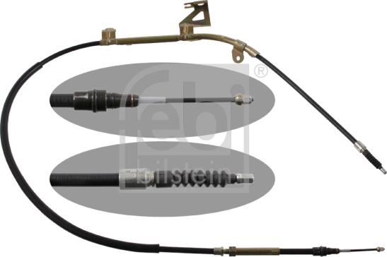 Febi Bilstein 32463 - Cable, parking brake www.parts5.com