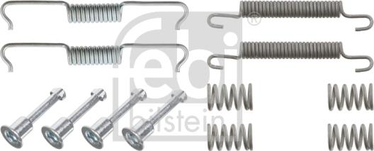 Febi Bilstein 29225 - Juego de accesorios, zapatas de freno www.parts5.com