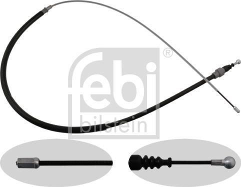 Febi Bilstein 24412 - Cable de accionamiento, freno de estacionamiento www.parts5.com