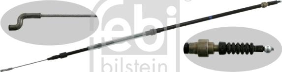 Febi Bilstein 27161 - Seilzug, Feststellbremse www.parts5.com