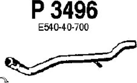 Fenno P3496 - Exhaust Pipe www.parts5.com