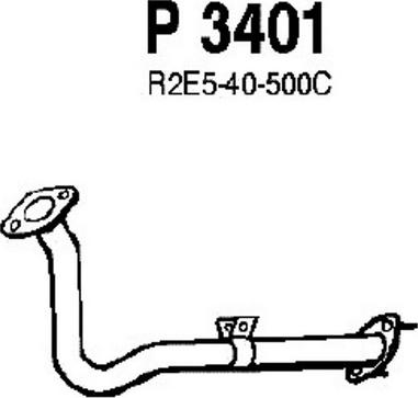 Fenno P3401 - Exhaust Pipe www.parts5.com