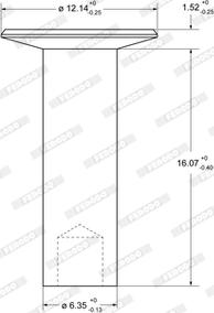 Ferodo 93685 - Rivet, drum brake lining www.parts5.com