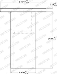 Ferodo 93060 - Rivet, drum brake lining www.parts5.com