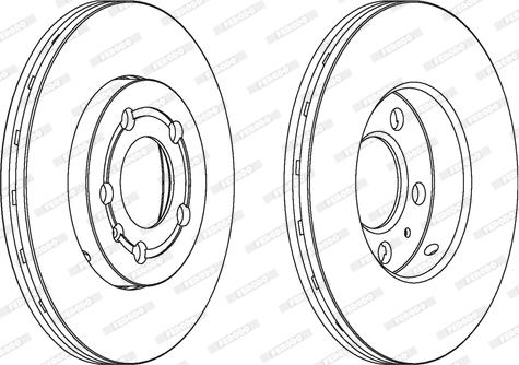 Ferodo DDF927C - Brake Disc www.parts5.com