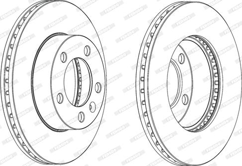 Ferodo DDF1974C-1 - Fren diski www.parts5.com