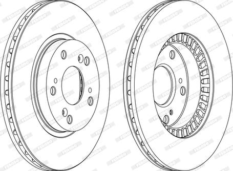 Ferodo DDF1496C - Disc frana www.parts5.com