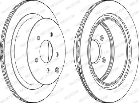 Ferodo DDF1506C - Disc frana www.parts5.com