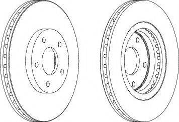 Ferodo DDF1589C-1 - Brake Disc parts5.com