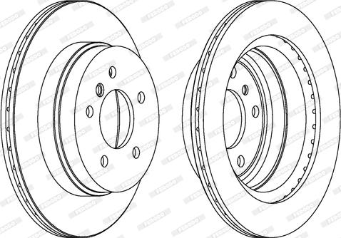 Ferodo DDF1697C - Disc frana www.parts5.com