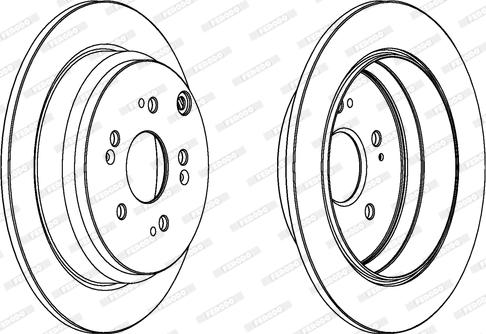 Ferodo DDF1608C - Kočni disk www.parts5.com