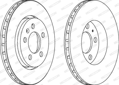 Ferodo DDF1154C - Brake Disc www.parts5.com