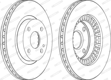 Ferodo DDF1105C - Brake Disc www.parts5.com