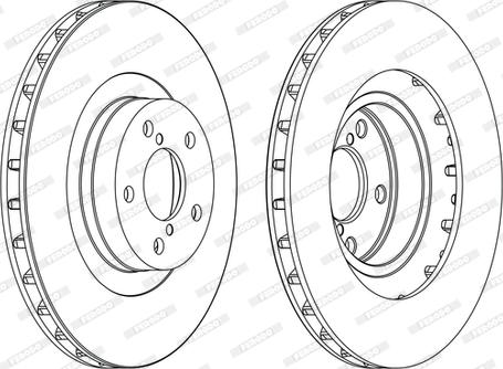 Ferodo DDF1175C - Δισκόπλακα www.parts5.com