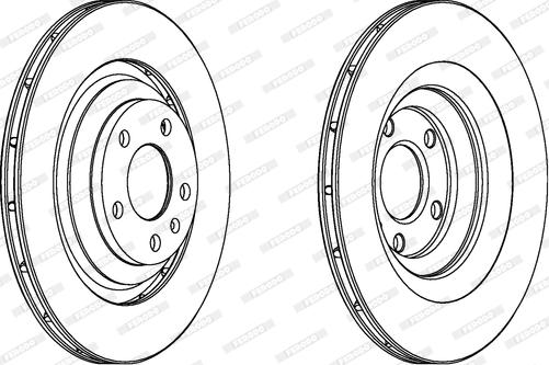 Ferodo DDF1240C - Disc frana www.parts5.com