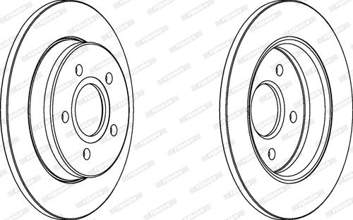 Ferodo DDF1226C - Féktárcsa www.parts5.com