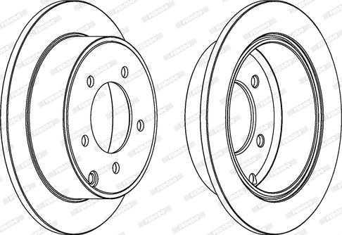 Ferodo DDF1762C - Disc frana www.parts5.com