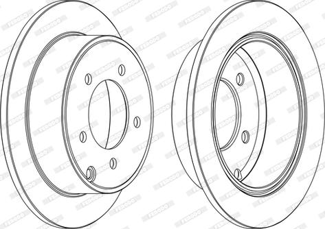 Ferodo DDF1762C - Disc frana www.parts5.com