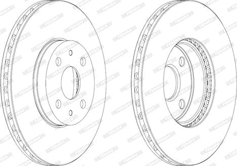 Ferodo DDF1780C - Kočioni disk www.parts5.com