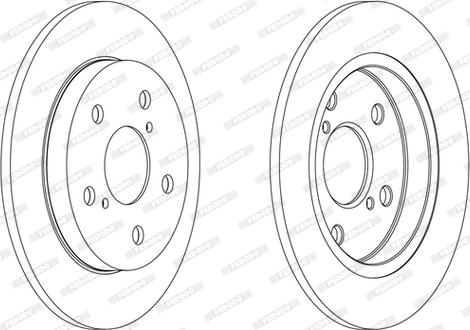 Ferodo DDF1788C - Kočioni disk www.parts5.com