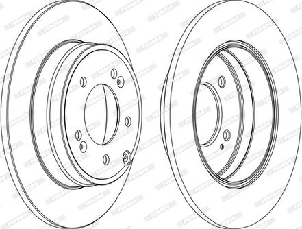 Ferodo DDF1787C - Disc frana www.parts5.com