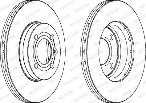 Ferodo DDF207C - Disc frana www.parts5.com