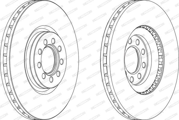 Ferodo FCR317A - Спирачен диск www.parts5.com