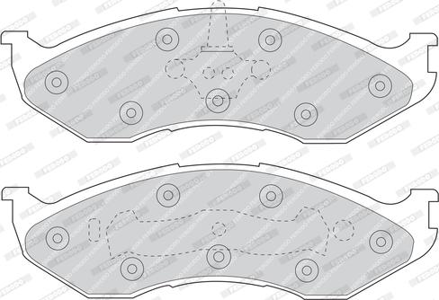 Ferodo FDB929 - Brake Pad Set, disc brake parts5.com