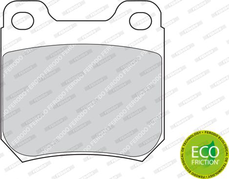 Ferodo FDB973 - Komplet kočnih obloga, disk kočnica www.parts5.com